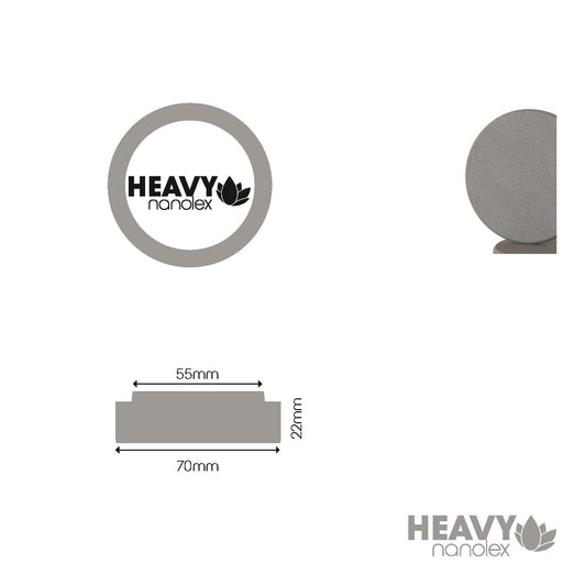 Nanolex Polishing Pad 70x22x55, Hard, Grey x5
