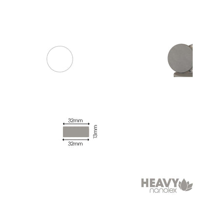 Nanolex Polishing Pad 32x13x32, Hard, Grey x5