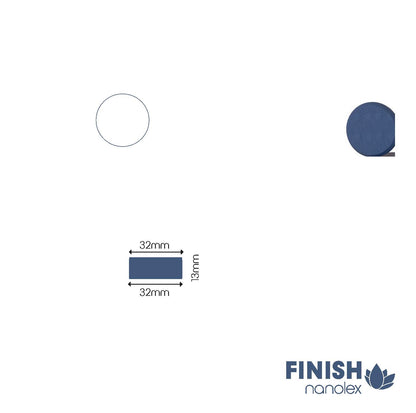Nanolex Polishing Pad 32x13x32, Soft, Dark Blue x5