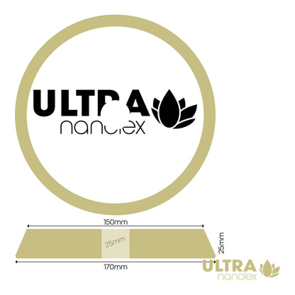Nanolex Polishing Pad DA 170x25x150, Ultra Cut, Beige x1