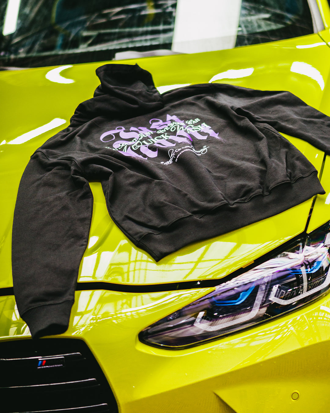 Nanolex Hoodie Black "Don't Quick Wash"