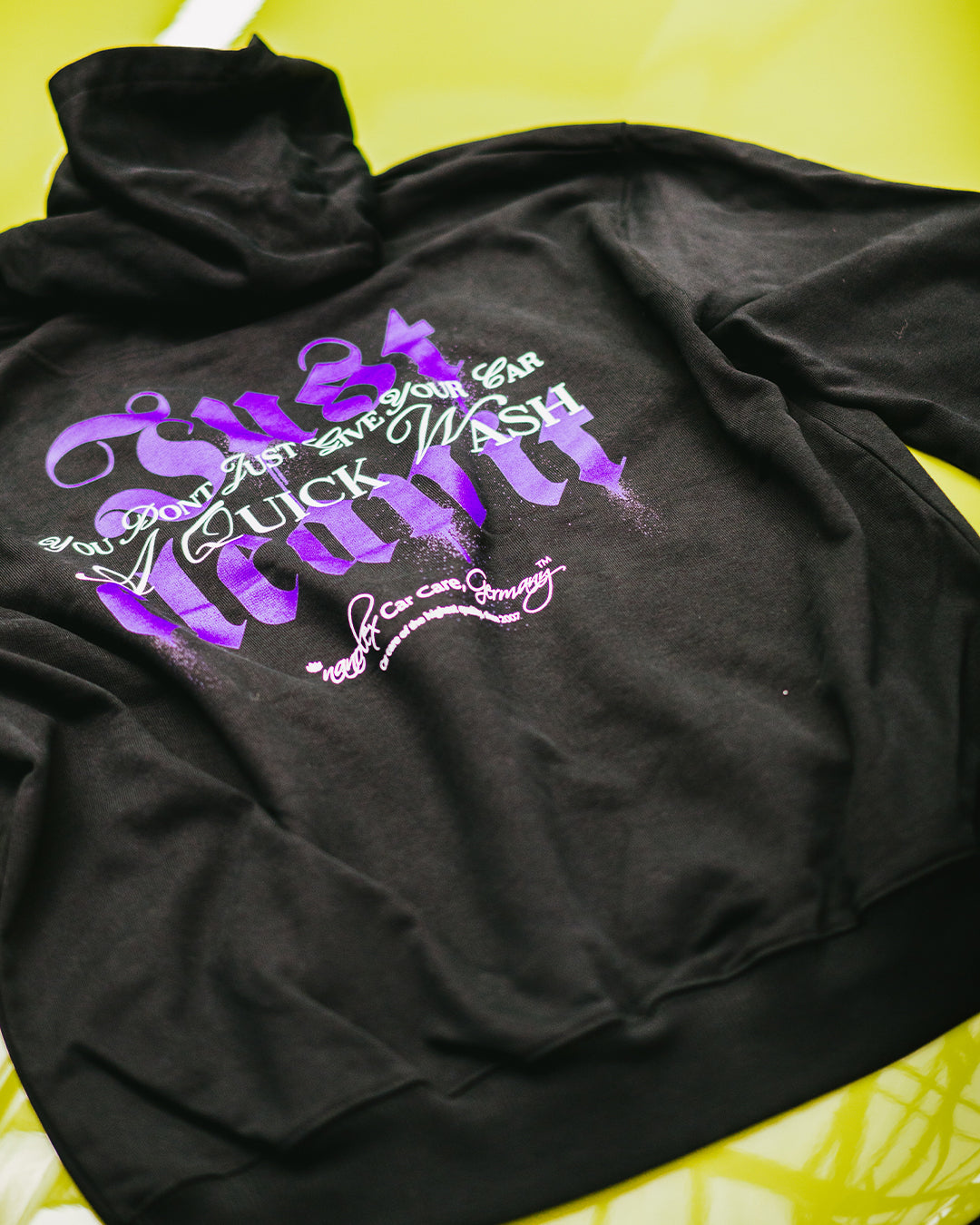Nanolex Hoodie Black "Don't Quick Wash"