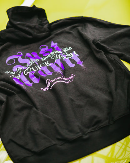 Nanolex Hoodie Black "Don't Quick Wash"