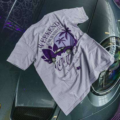 Nanolex - T-Shirts lila Weekend Car Wash Club