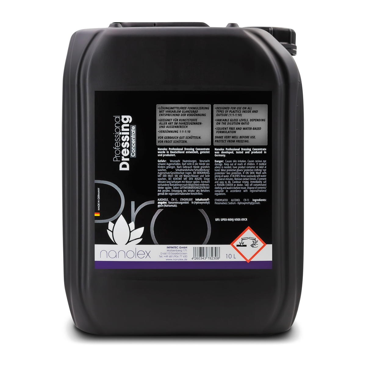 Nanolex Professional Dressing Concentrate – 10L